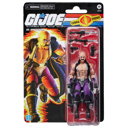( Pre Order ) G.I. Joe Classified Series Retro Cardback, Dr. Mindbender 6 inch Action Figure