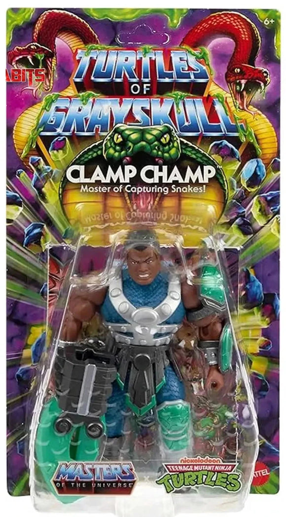 ( Pre Order ) MOTU Origins Turtles Of Grayskull Wave 6 Clamp Champ Action Figure