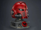( Pre Order ) Warhammer 40,000 Blood Angels Mk X 1/1 Scale Helmet Replica with Display Stand