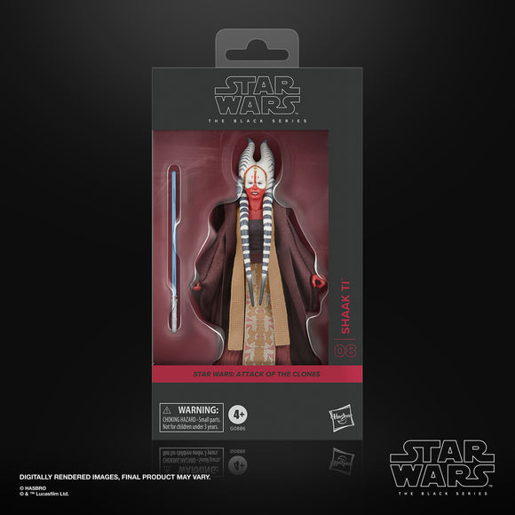 ( Pre Order ) Star Wars The Black Series Shaak Ti, Star Wars: Attack of the Clones Premium Collectible 6 Inch Action Figure