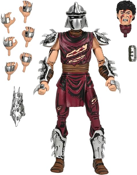 IN STOCK! NECA TMNT Mirgae Battle Damaged Shredder ( loose figure )