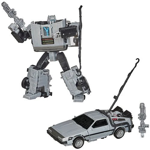 ( Pre Order ) Transformers Toys Generations - Transformers Collaborative: Back to The Future Mash-Up, Gigawatt - Back to The Future-35 Edition