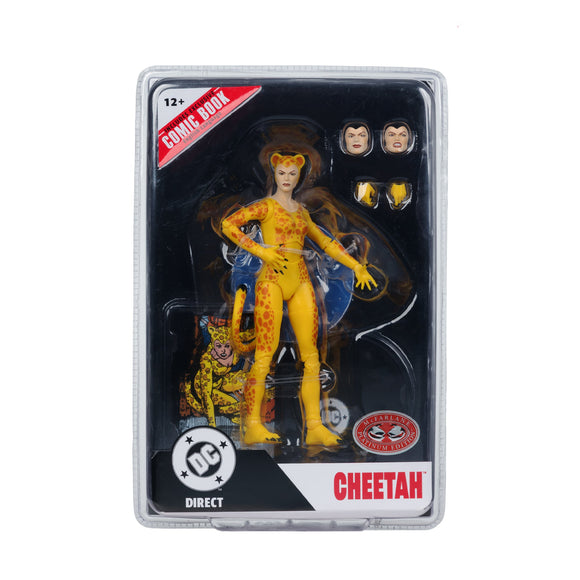 IN STOCK! McFralane Page Punchers Cheetah ( Crisis on Infintie Earths ) ( Red Platinum ) 7 inch Action Figure