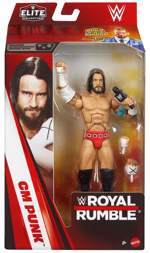 ( Pre order ) WWE Elite Royal Rumble 2026 CM Punk Action Figure