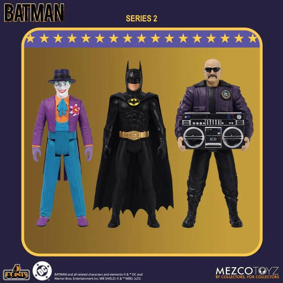 ( Pre Order ) Mezco Batman (1989) 5 Points Wave 2 Set of 3 Action Figures