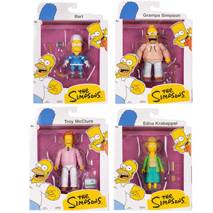 ( Pre Order ) The Simpsons Wave 5 Set of 4 5 inch Action Figures