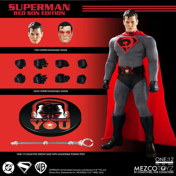 mezco one12 スーパーマン Pre Order ) Mezco One:12 Collective Superman: Red Son Edition