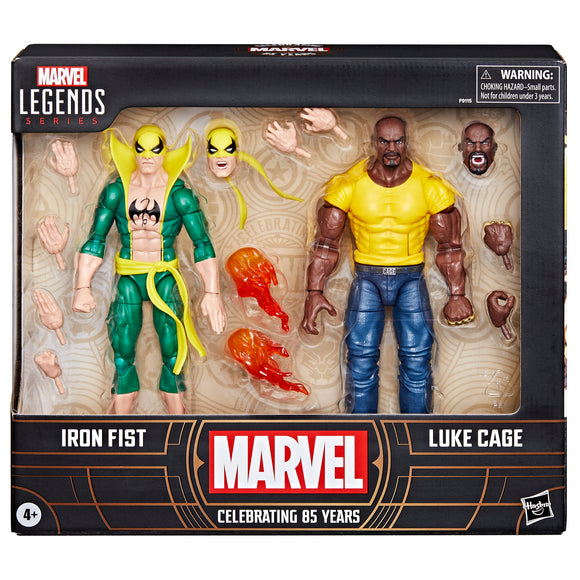 ( Pre Order ) Marvel Legends Series Iron Fist and Luke Cage, Marvel 85th Anniversary  6-Inch Action Figures