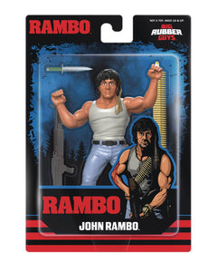 ( Pre Order ) Major Bendies Big Rubber Guys Rambo 8 inch Figure
