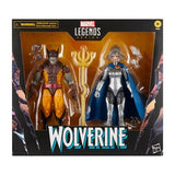 IN STOCK! Marvel Legends Series Wolverine and Lilandra Neramani 6 inch Action Figures