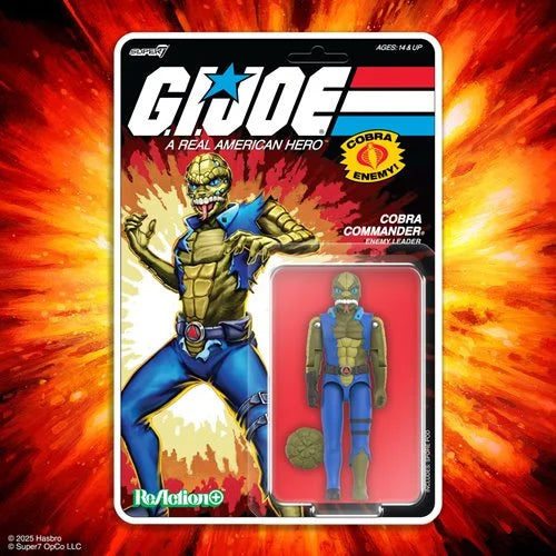 IN STOCK! Super 7 G.i Joe O-Ring Cobra Commander (Once a Man