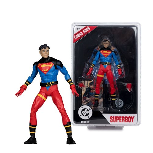 ( Pre Order ) McFarlane DC Multiverse Page Punchers Super Boy #1 7 inch Action Figure