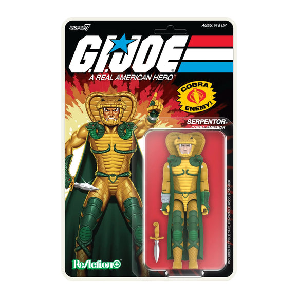 ( Pre Order ) Super 7 G.I Joe O-Ring  Wave 2 Serpentor Action Figure