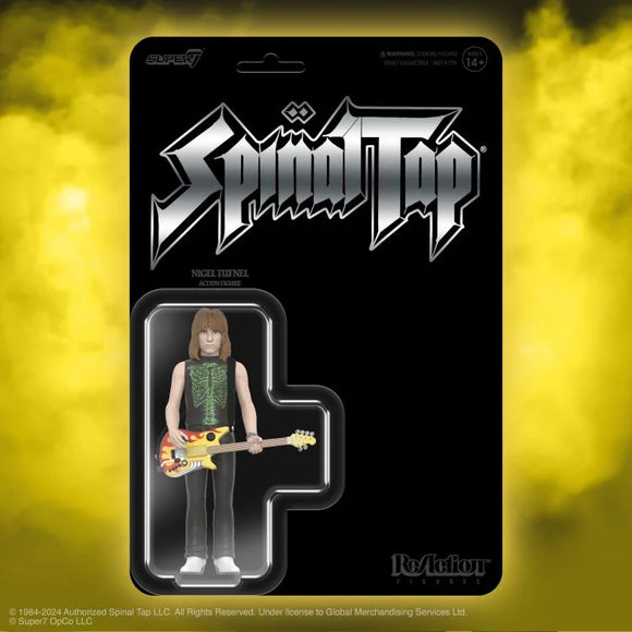 ( Pre Order ) Super 7 Reaction Spinal Tap ReAction Nigel Tufnel Action Figure