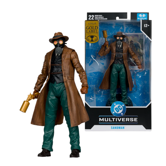 ( Pre Order ) McFarlane DC Multiverse Sand Man ( Gold Label ) 7 inch Action Figure