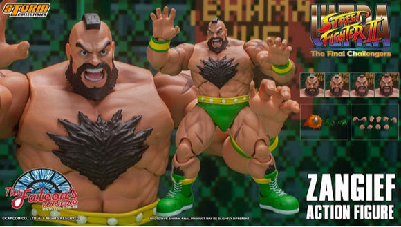 IN STOCK! Storm Collectibles Ultra Street Fighter II: The Final Challengers Zangief (Green) Exclusive 1/12 Scale Figure