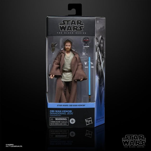 IN STOCK! Star Wars The Black Series Obi-Wan Kenobi (Wandering Jedi) 6 inch Action Figure