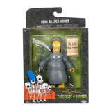 ( Pre Order ) The Simpsons Treehouse of Horror Grim Reaper Homer Simpson Deluxe 5-Inch Action Figure