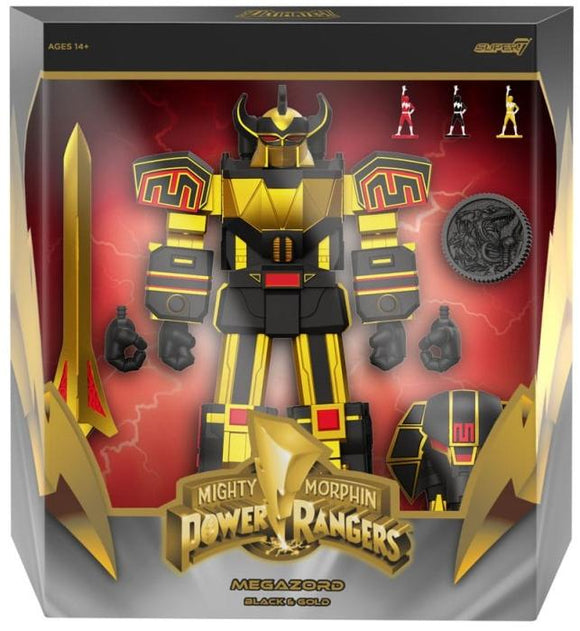 IN STOCK! Super 7 Ultimates Power Rangers Wave 5 Megazord (Black and Gold) 7-Inch Action Figure