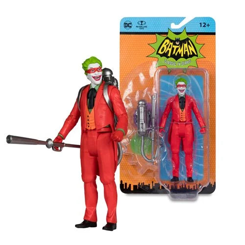 IN STOCK! McFarlane DC Retro Wave 11 Batman 1966 Joker with Mask Classic TV Series 6-Inch Scale Action Figure