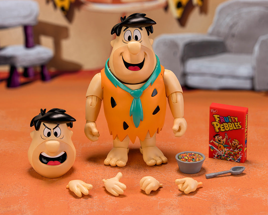 Pre Order ) Fruity Pebbles Fred Flintstone 1:12 Scale Action