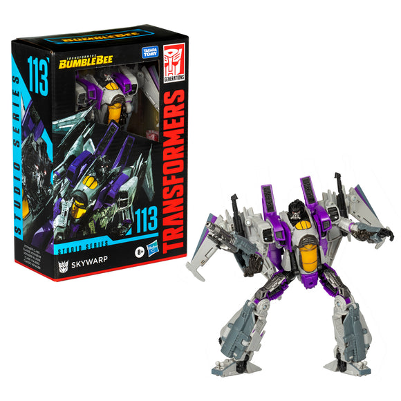 ( Pre Order ) Transformers Studio Series Voyager Transformers: Bumblebee 113 Skywarp 6 inch Action Figure