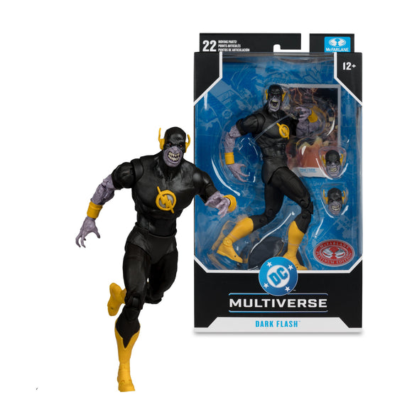 IN STOCK! McFarlane DC Multiverse Dark Flash (Red Platinum ) 7 inch Action Figure