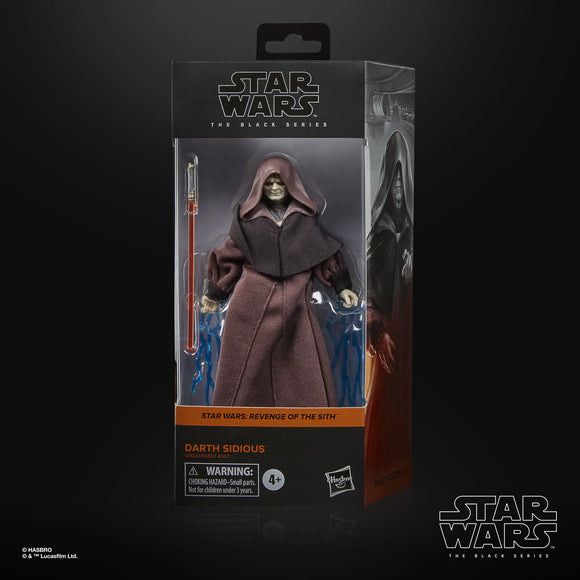 ( Pre Order ) Star Wars The Black Series Darth Sidious, Star Wars: Revenge of the Sith Collectible 6 Inch Action Figure