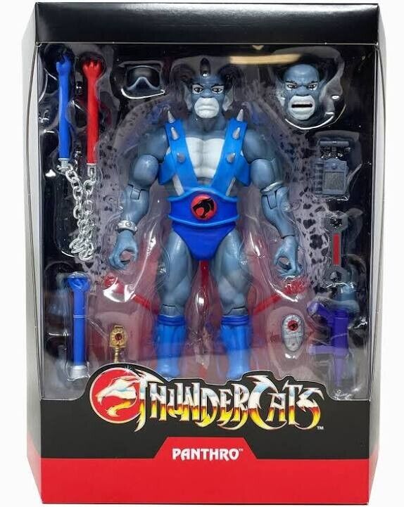 IN STOCK! SUPER7 ULTMIATES THUNDERCATS PANTHRO ( OPENED AND DISPLAYED )( COMES WITH BOXES )