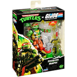 ( Pre Order ) Teenage Mutant Ninja Turtles x G.I. Joe Raphael x Roadblock Action Figure