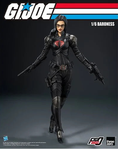 ( Pre Order ) Threezero G.I. Joe Baroness FigZero 1:6 Scale Action Figure