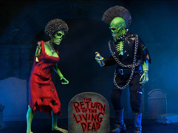 IN STOCK! NECA The Return of the Living Dead Zombie Trash & Suicide Clothed Action Figure Two-Pack