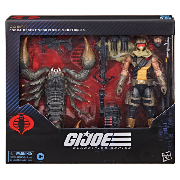( Pre Order ) G.I. Joe Classified Series #180, Cobra Desert Scorpion & SKRP10N-25: 6 inch Action Figure