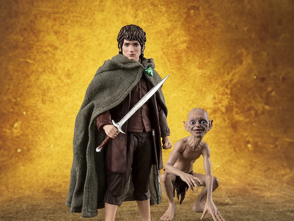 ( Pre Order ) S.H Figuarts The Lord of the Rings: The Fellowship of the Ring  Frodo Baggins & Gollum Action Figure Set