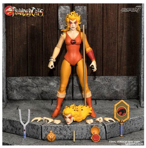 IN STOCK! SUPER7 ULTMIATES THUNDERCATS CHEETARA ( OPENED AND DISPLAYED )( COMES WITH BOXES )