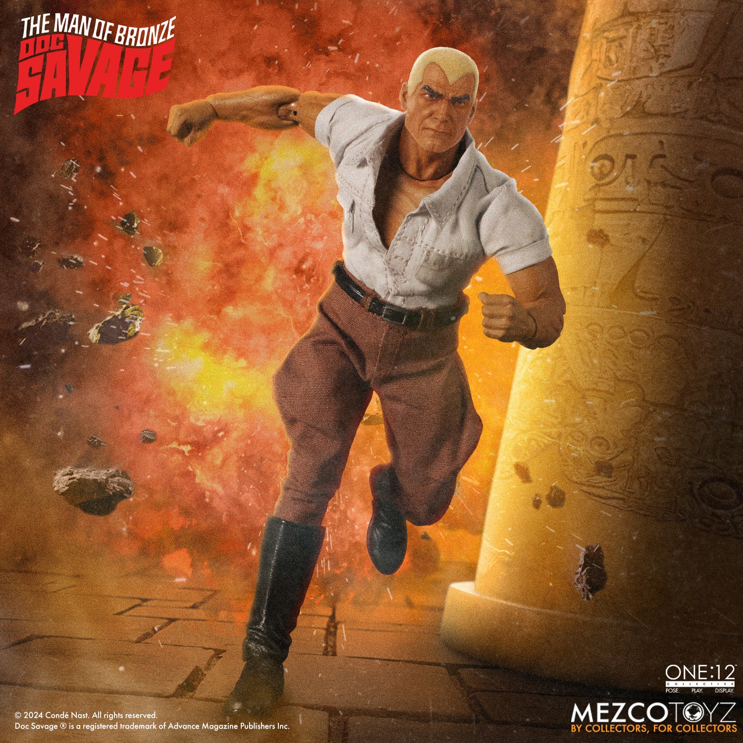 Pre Order ) Mezco One:12 Collective Doc Savage: The Man of Bronze