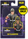 ( Pre Order ) Major Bendies Big Rubber Guys Heel Sgt. Slaughter 8 inch Figure