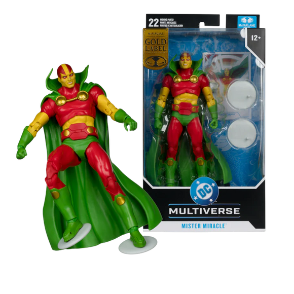 ( Pre Order ) McFarlane DC Multiverse Mr. Miracle ( Gold Label ) 7 inch Action Figure