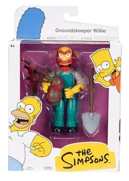 ( Pre Order ) The Simpsons Wave 1 Groundskeeper Willie 5 inch Action Figure