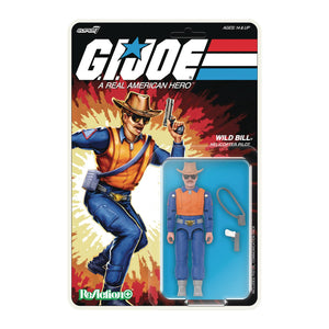 ( Pre Order ) Super 7 G.i Joe O-Ring Wave 3 Wild Bill ( Cartoon ) Action Figure