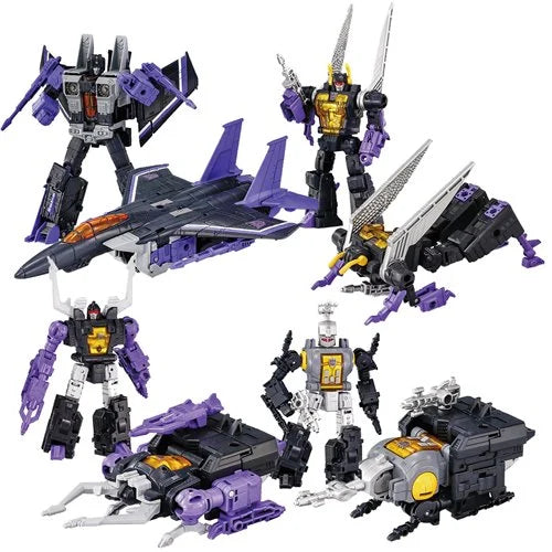 ( Pre Order ) Transformers Dramatic Capture Series DCS-6 Decepticons Part 2 Skywarp and Insecticons Set
