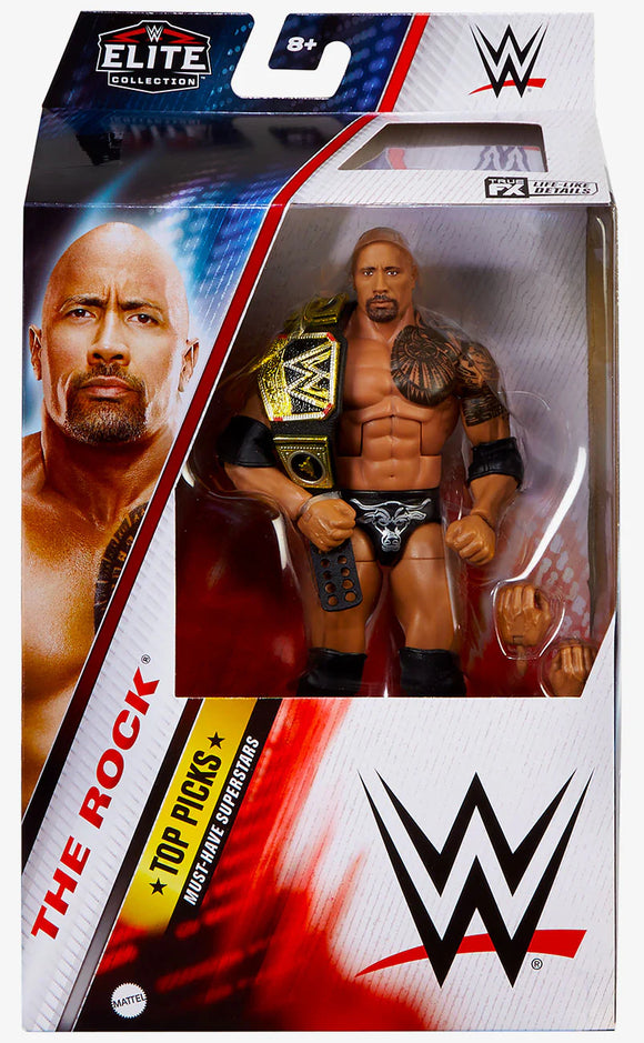 IN STOCK! WWE Elite Top Picks 2024 Wave 4 The Rock Action Figure