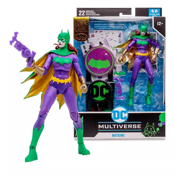 IN STOCK! McFarlane DC Multiverse Target Exclusive Gold Label Jokerized Batgirl 7-Inch Figure