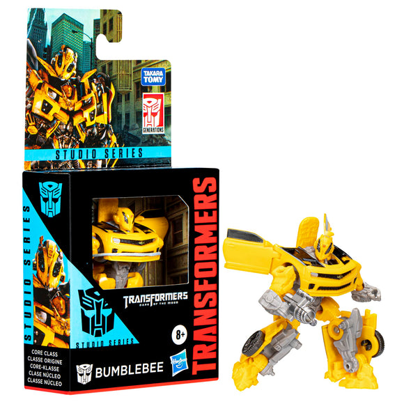 IN STOCK! Transformers Studio Series Core Class Dark Side of The Moon BumbleBee Action Figure