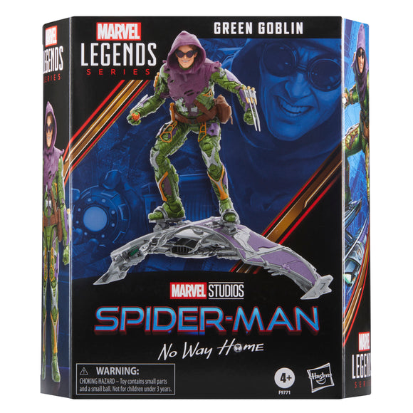 IN STOCK! Hasbro Marvel Legends Series Green Goblin, Spider-Man: No Way Home Deluxe 6 inch Action Figure