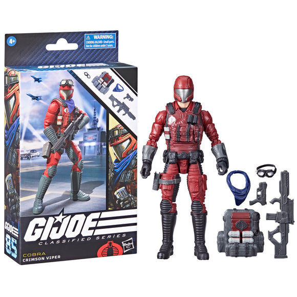 IN STOCK! G.I. Joe Classified Series Crimson Viper #85 - 6 inch Action Figure