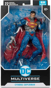 IN STOCK! McFarlane DC Multiverse The New 52 Cyborg Superman 7 inch Action Figure