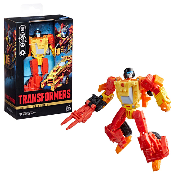 ( Pre Order ) Transformers Age of the Primes Deluxe Class Targetmaster Sureshot Action Figure