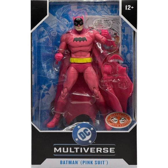( Pre Order ) McFarlane DC Multiverse Batman ( Pink Suit ) ( Red Platinum ) 7 inch Action Figure