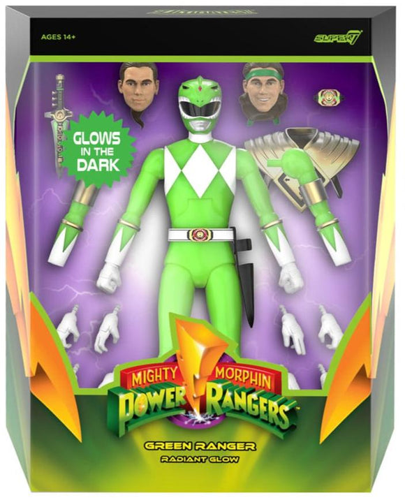 IN STOCK! Super 7 Ultimates Power Rangers Wave 5 Green Ranger Glow-in-the-Dark 7-Inch Action Figure